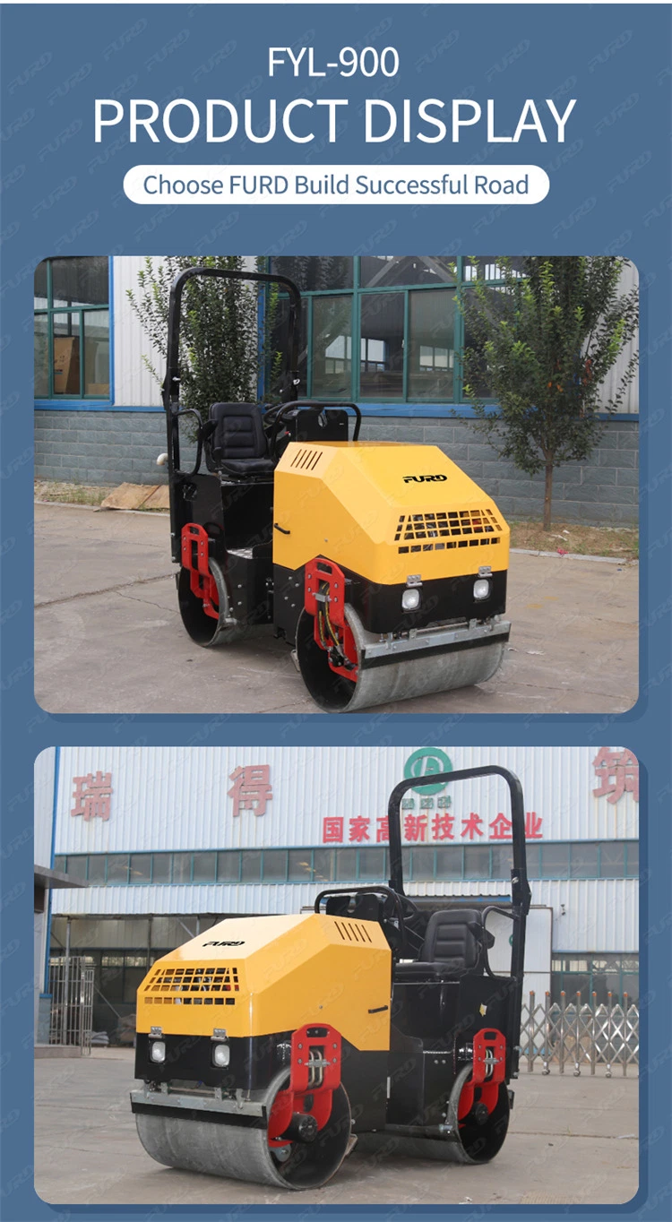 Easy Operated Mini 2ton Asphalt Road Roller with Good Price